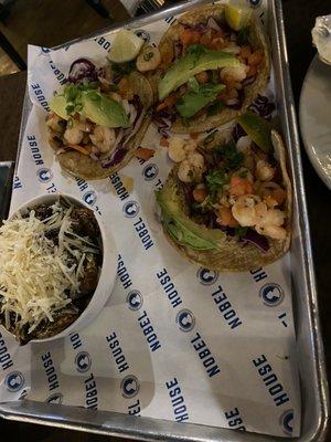 Shrimp, tacos