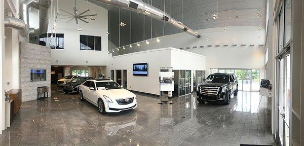 Interior of the New Car (South) Showroom.