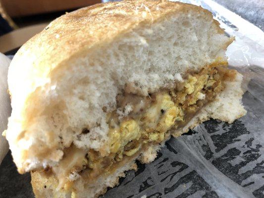 Egg and chorizo torta