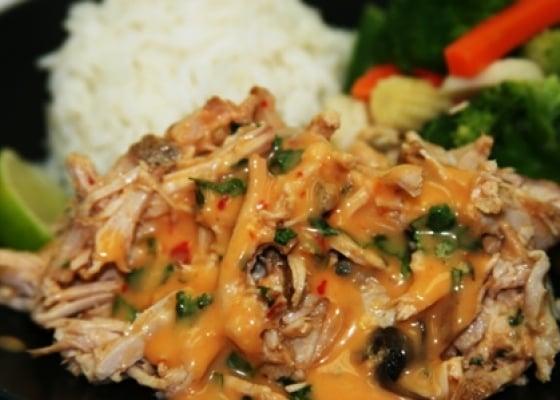 Thai Shredded Pork over Thai Rice