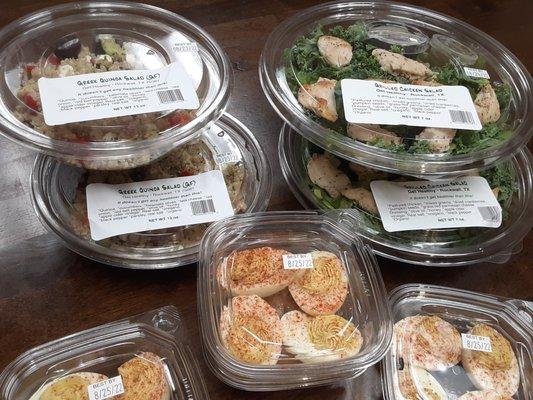 Organic, pastured lunch options