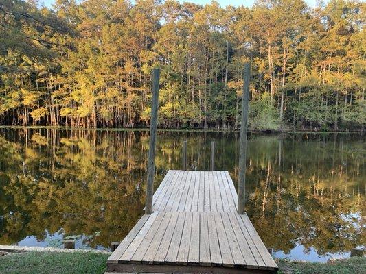 Our dock. Fishing anyone?