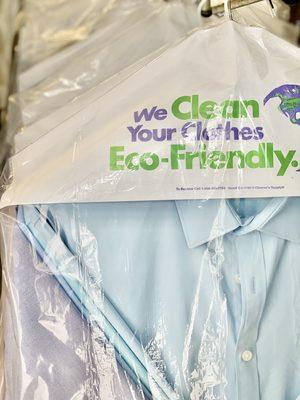 Eco-Friendly Dry Cleaning!