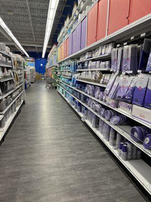 Color coordinated aisles