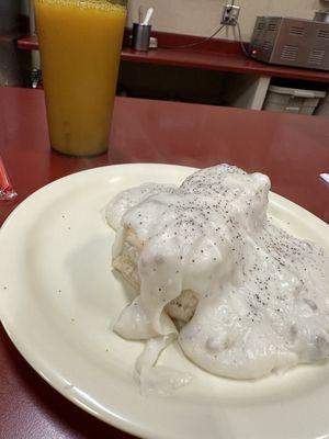 Biscuits and gravy