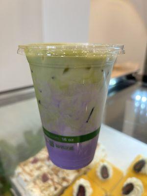 Ube Matcha Latte. It was just alright!