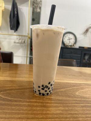 boba tea, Oolong with brown sugar boba