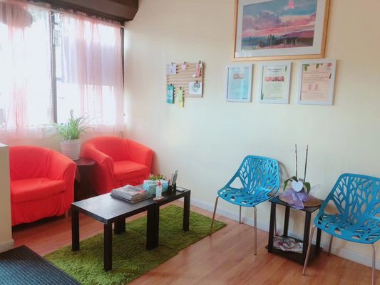 NaturalHealingCenter is super clean, and decorated in relaxing  hues.