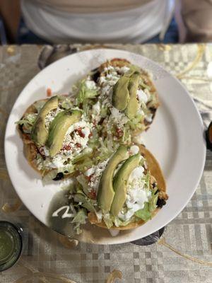 Chicken tostadas