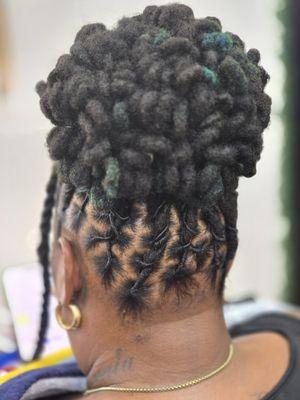 Retwist and updo