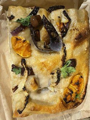 Seasonal focaccia ($7)