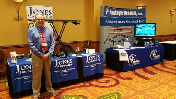 Representing Jones and one of the trade shows.  Thanks RickQ!