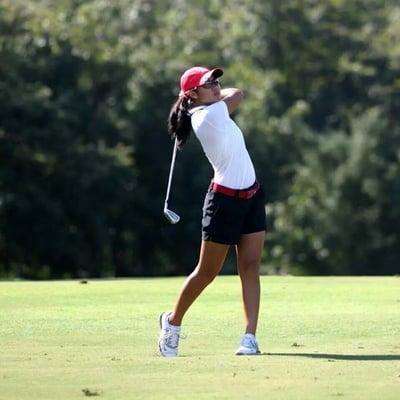 Megan straight down the middle at University of Houston