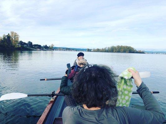 Rowing on the Columbia