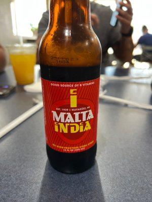 Malta India hecha en mi islita hermosa