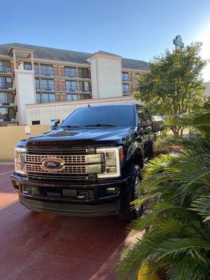 My truck looking nice and clean after a fresh detail.