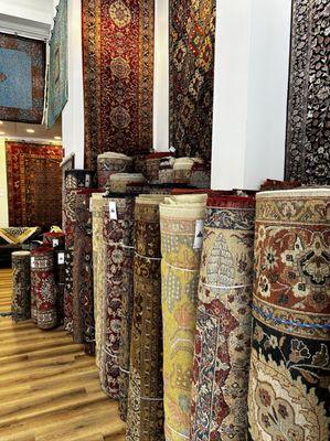 Our store offers oversized handmade rugs in sizes such as 12'x16', 14'x18', and 16'x20' etc.