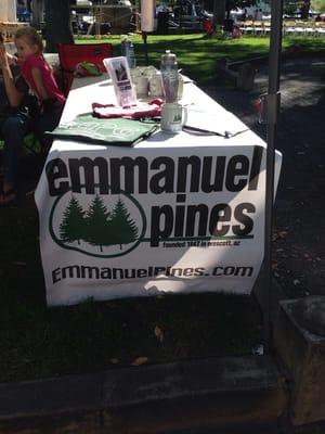 Emmanuel Pines on the square