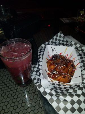 BlackBerry Mojito and Banana Split Plantains