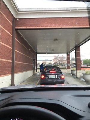 Dry cleaning Pick up in the drive thru