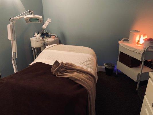 Room used for facials