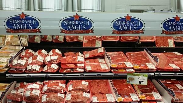 We feature Star Ranch Angus choice beef, cut daily in-store by our butchers.