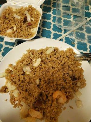 House Special Fried Rice - Small it was enough to share or leftovers.