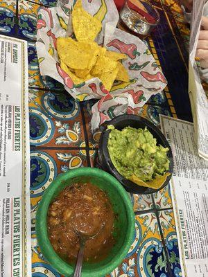 Guacamole & salsa