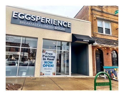 EGGSPERIENCE @ 4925 W Irving Park Rd, Chicago, IL Breakfast Brunch Lunch Coffees  Nice Friendly Service Good Food.Cool!