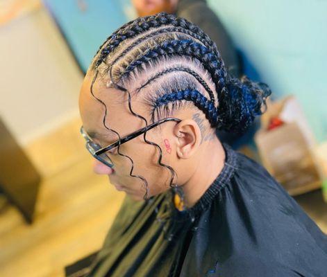 Feed-in braids