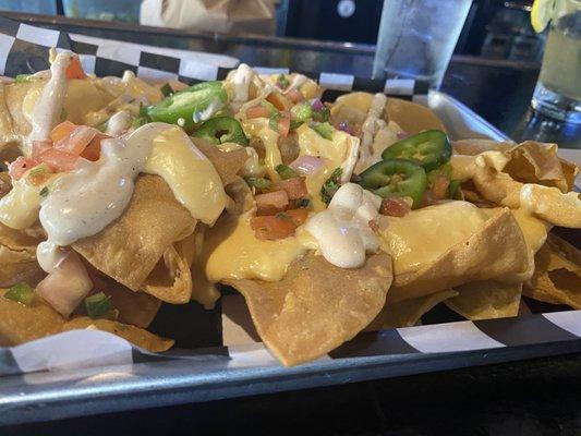 Veggie nachos heck yeah