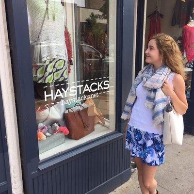 Haystacks Reversible Bias Skirt and Textured Tank