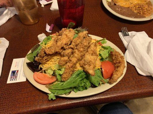 Fried Chicken Salad