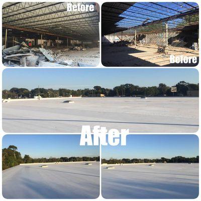 Optimum Roofing Solutions completes 30,000 SF demolition project!