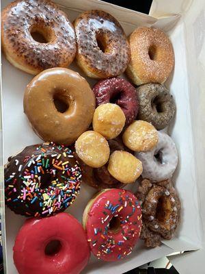 Dozen assorted donuts