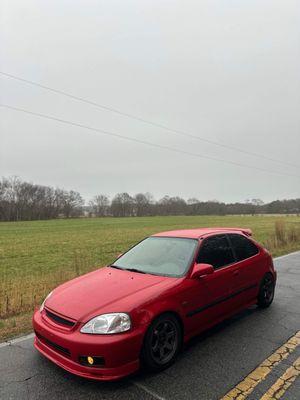 Another CleanAF creation. Body work and paint done by our shop, along with a total restoration of this classic Honda Civic