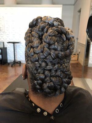 Custom updo