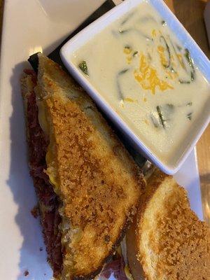 Ultimate Build Your Own Gourmet Grilled Cheese Sandwich with corned beef