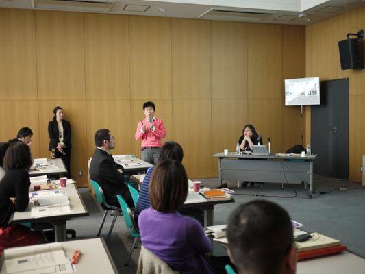 IERF leading a workshop in Nagoya, Japan