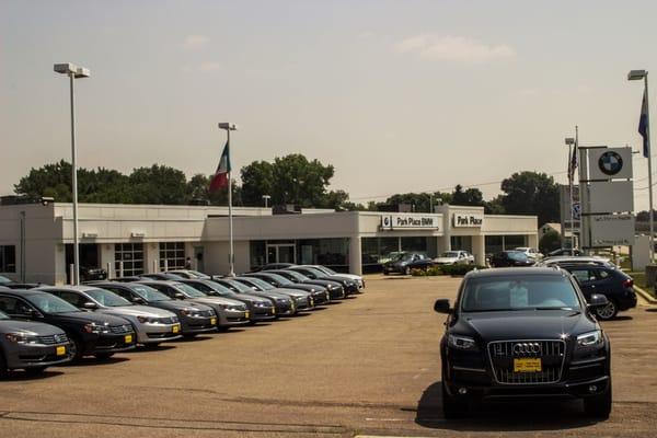 Park Place Motor Cars new car lot