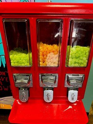 Vegan candy dispenser