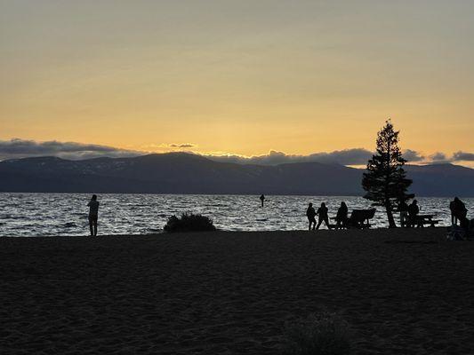 Sunset at Nevada Beach