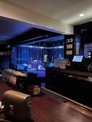 Bar and stage