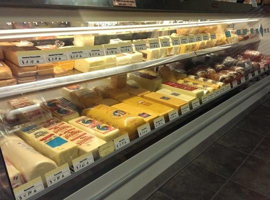 Over 20 varieties of cheese and 10 lunch meats to choose from.