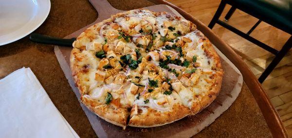 Marinated BBQ Chicken Pizza