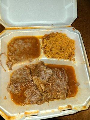 This is my birria plate even looks awful!