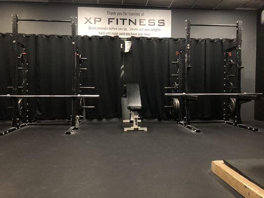 Powerlifting Room Dual Squat Racks