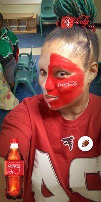 Reppin my team Go Falcons!