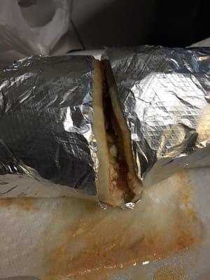 Coworker ordered the burrito. It was huge! Next time I'm getting that, it looked so good!