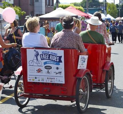 Pedicabs will get you where you want to go!